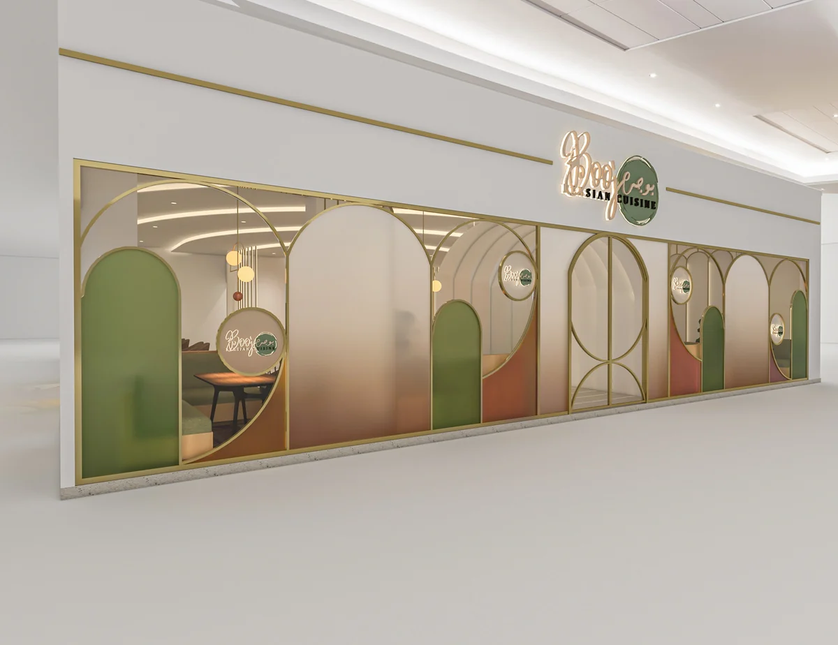 Restaurant exterior concept · Design visualization
