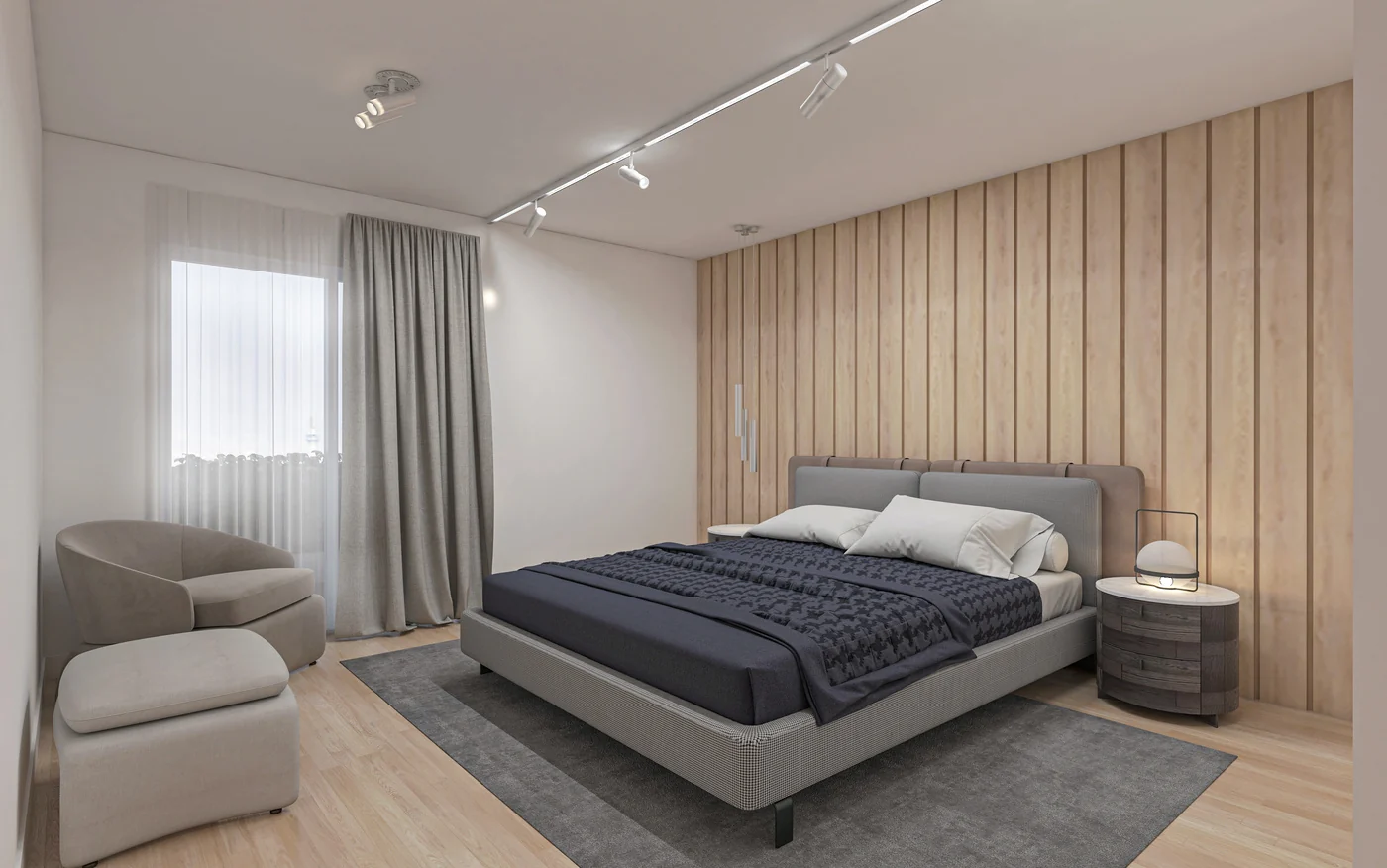 Primary bedroom · Design visualization