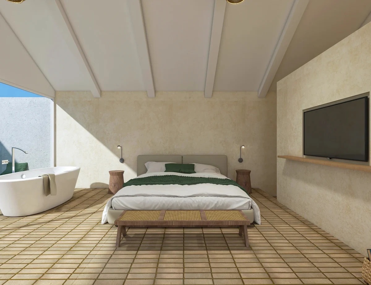 Suite interior · Design visualization