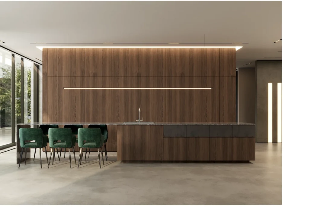 Kitchen presentation sheet · Design visualization · Collaborative professional project