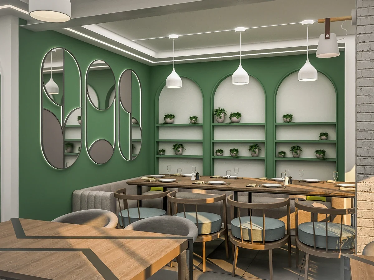 Family lounge design visualization · Design visualization