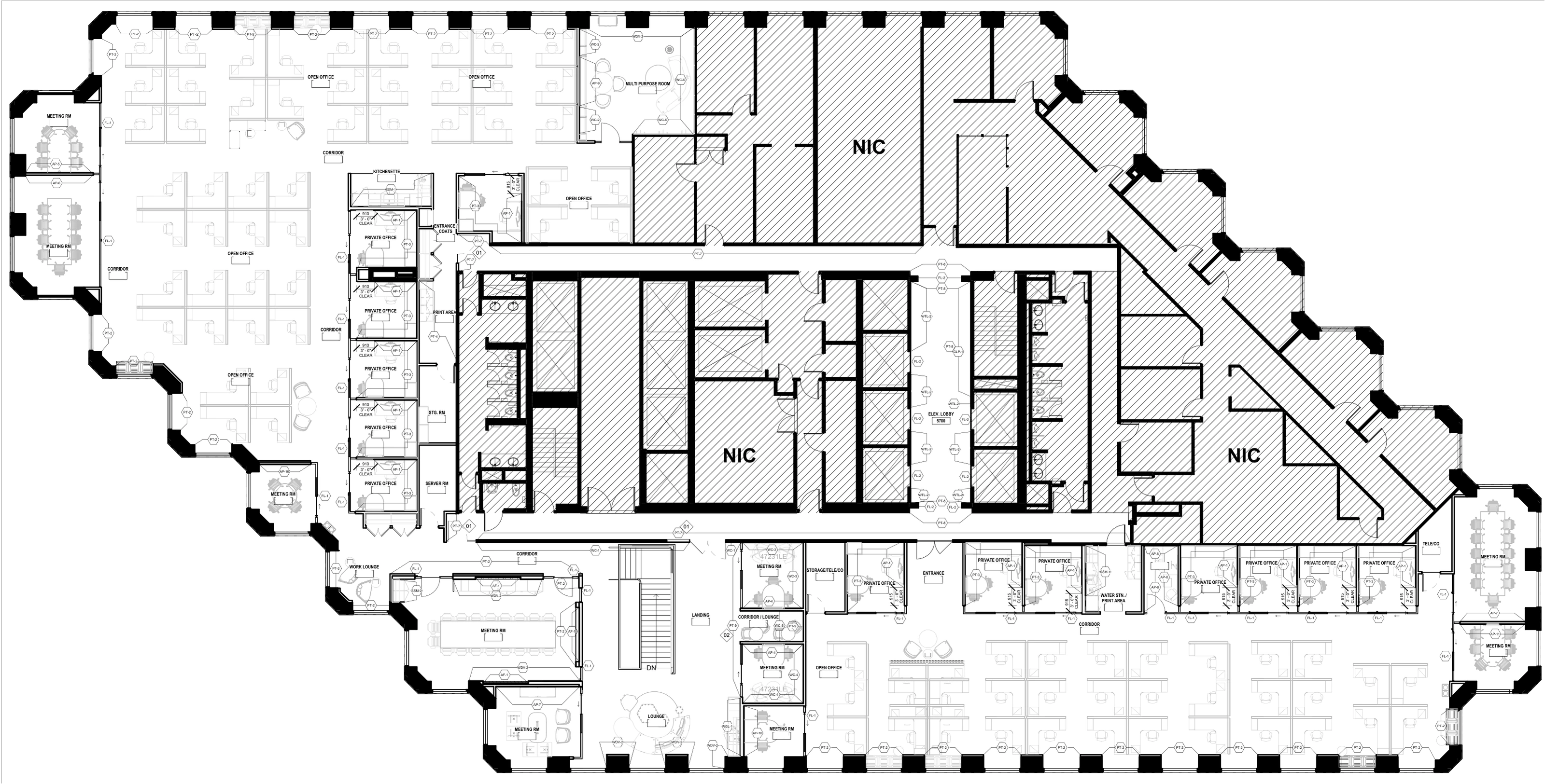 Wall finishes plan · Technical drawing · Aida Soleymani · Project Designer · Collaborative professional project
