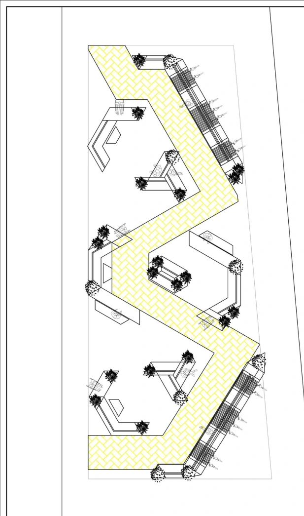Station site plan · Technical drawing